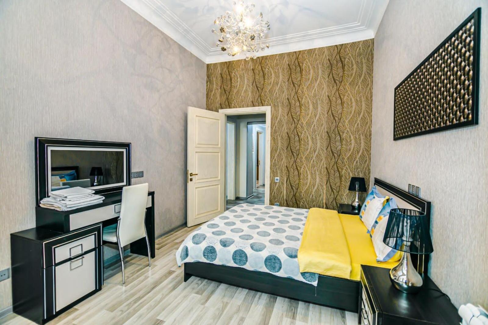 Azneft Square Deluxe Apartment Baky Esterno foto